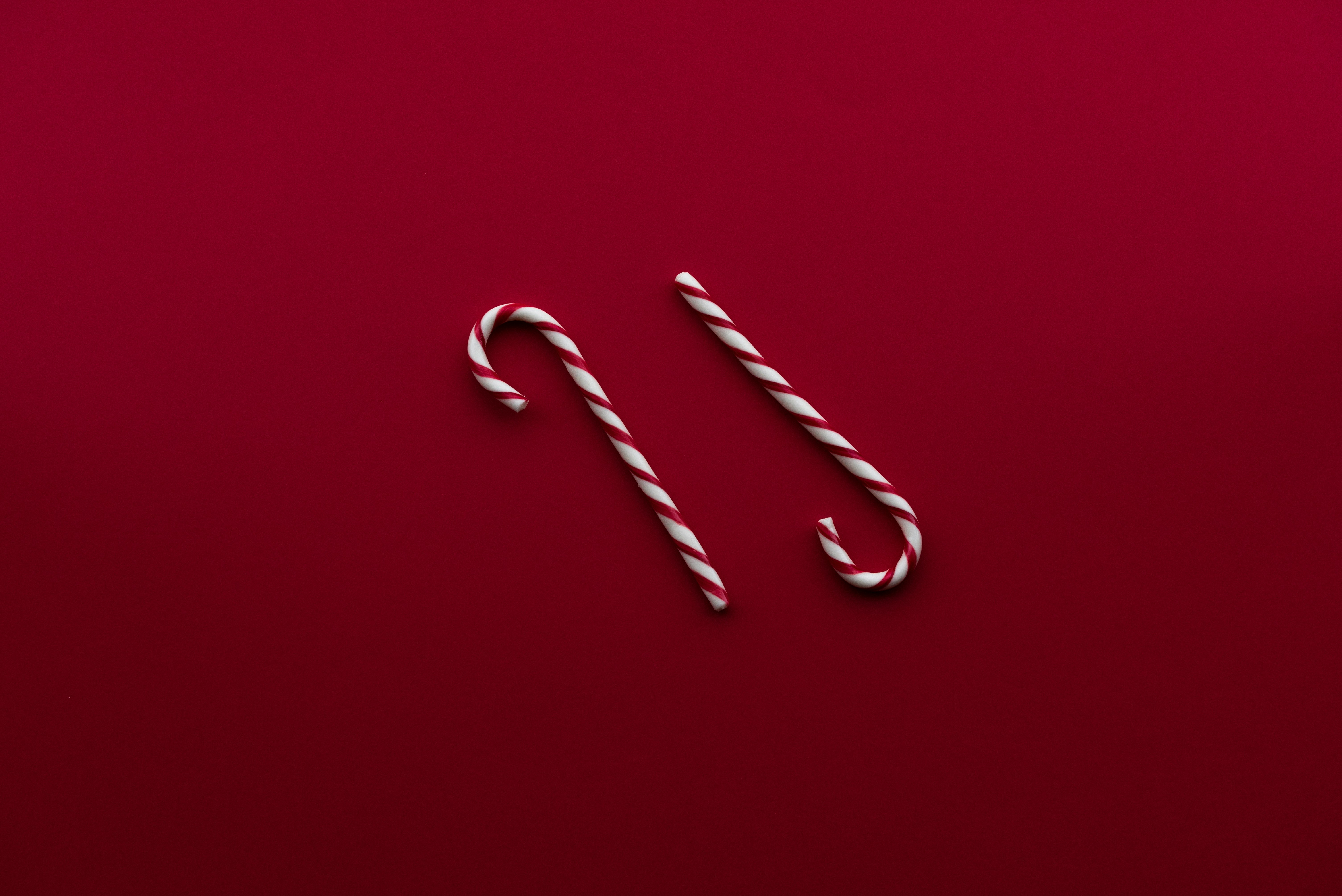two candy canes